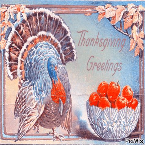 Vintage Turkey Thanksgiving Greetings Pictures Photos And Images For