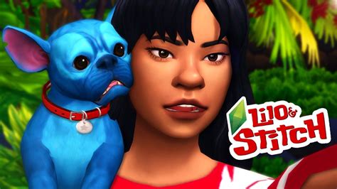 Lilo And Stitch ️💙 The Sims 4 Create A Sim Youtube