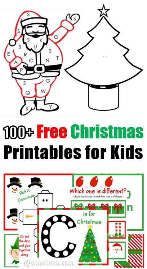 Perfect for christmas theme teaching the concept same or different. 100+ Free Christmas Printable Worksheets for Kids