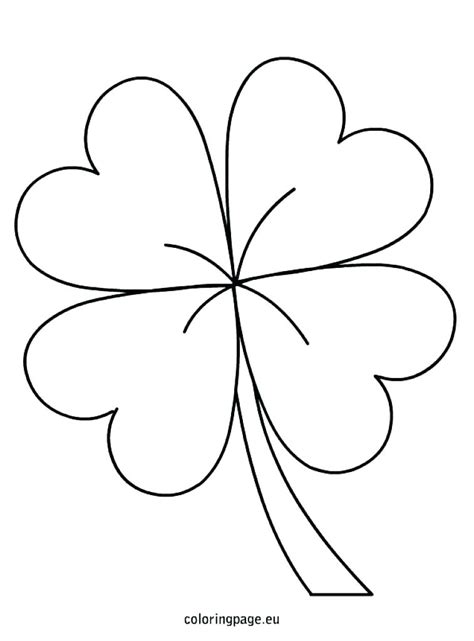 Free printable coloring pages and book for kids. The best free Clover drawing images. Download from 472 ...