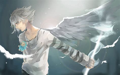 Download Angelic Anime Boy Wallpaper