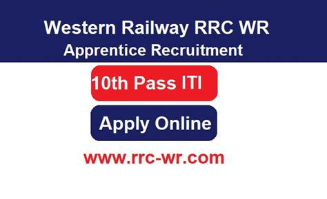 Western Railway Rrc Wr Apprentice Recruitment 2024 Apply Online For