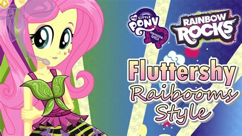 My Little Pony Equestria Girls Fluttershy Rainbooms Style Dress Up Game