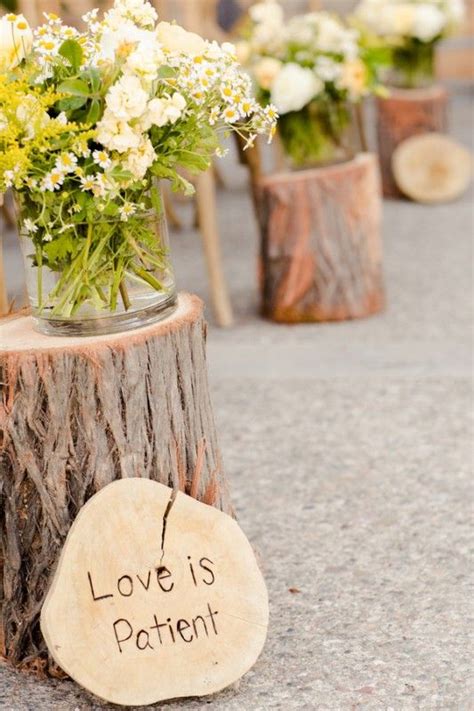 33 Creative Diy Ideas For Wood Slices Branches And Logs Wedding