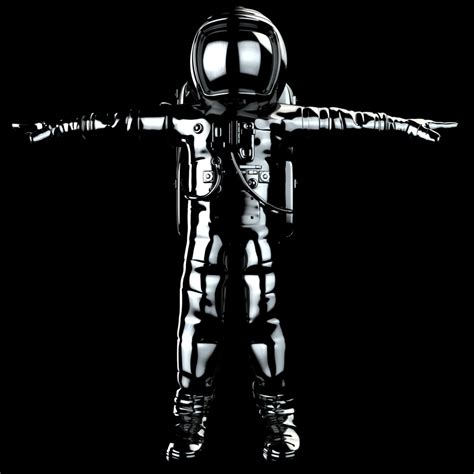 3d Futuristic Astronaut