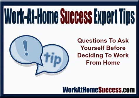 Questions To Ask Yourself Before Deciding To Work From Home Work At