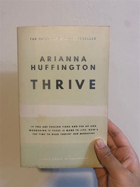 Arianna Huffington Thrive Book Hobbies And Toys Books And Magazines Fiction And Non Fiction On