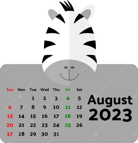 Lindo Calendario 2023 Agosto Png Calendario 2023 Calendario Agosto Png Y Psd Para Descargar