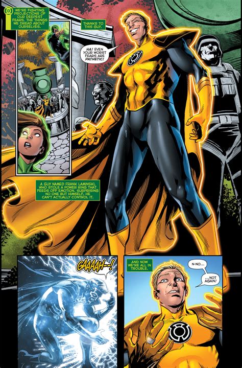 Green Lanterns Vs A Yellow Phantom Lantern Comicnewbies