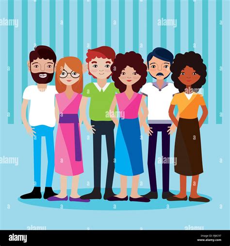 Young People Cartoons Stock Vector Image And Art Alamy