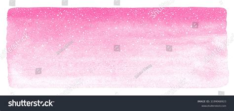 Pink Winter Watercolor Long Gradient Background Stock Illustration