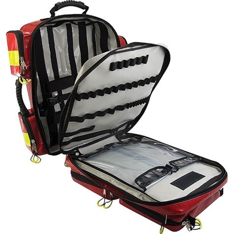 Emergency Backpack X Large In Red Pvc Medical Equipment Rucksacks