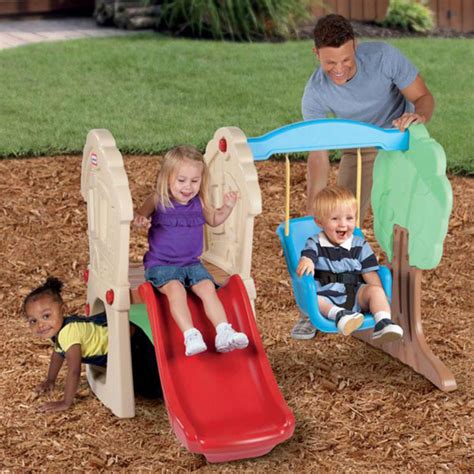 Swing Sets For Children Outdoor Little Tikes Toddlers Plastic Baby