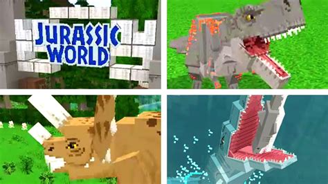 Minecraft Jurassic World Bedrock Dlc Mashup Pack Youtube