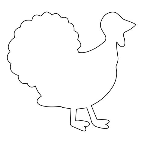 Blank Turkey Template