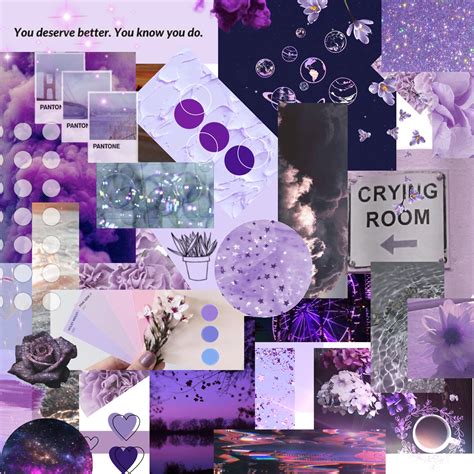 Purple Aesthetic 💜💜 Purple Aesthetic Purple Mood Boards