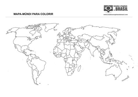 Imagem Mapa Mundi Para Colorir Layarkaca21 Lk21