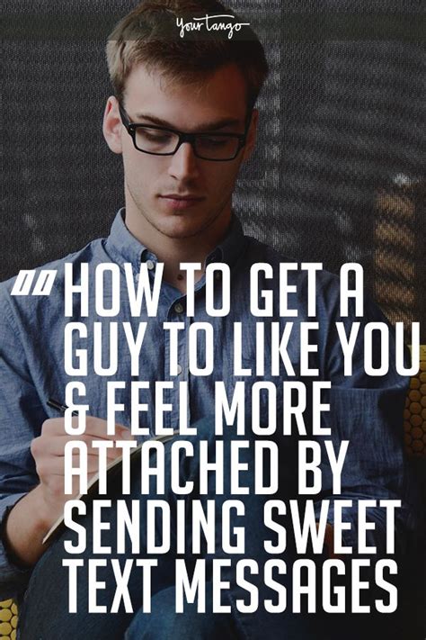 A Man Wearing Glasses Sitting On A Chair With Text Overlay That Reads How To Get A Guy To Like