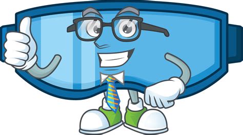 Safety Glasses Cartoon Character 21289873 Vector Art At Vecteezy