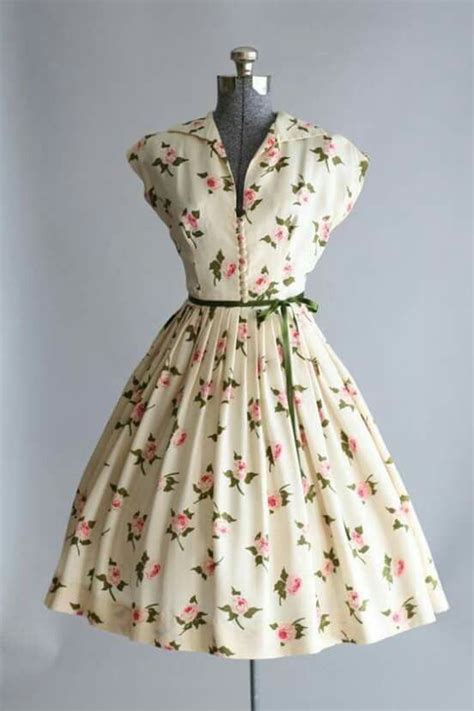 Años 50 S Vintage Outfits 50s Vintage 1950s Dresses Vestidos Vintage Retro Dress 1950s