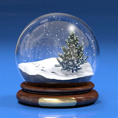 Snowwater Globes Snow Globes Christmas Snow Globes Waterless Snow