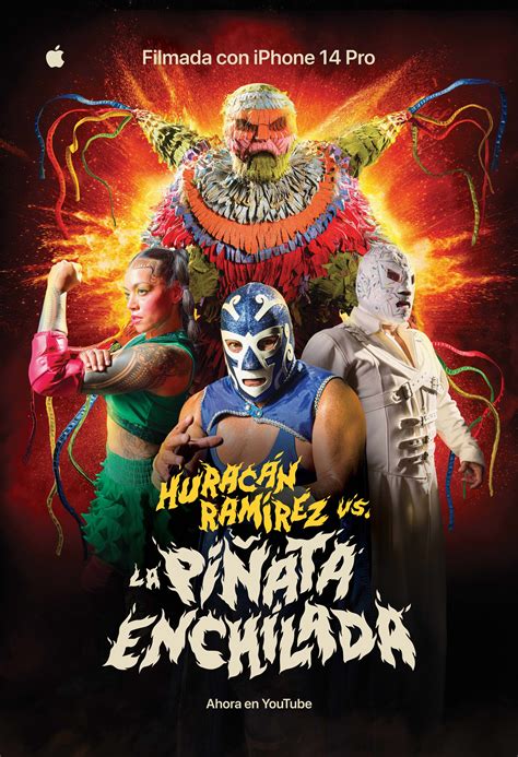 El Huracán Ramírez vs La Piñata Enchilada el cortometraje de lucha