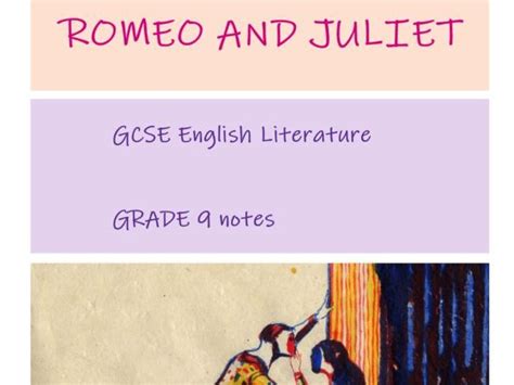 Romeo And Juliet Analysis Gcse Teaching Resources