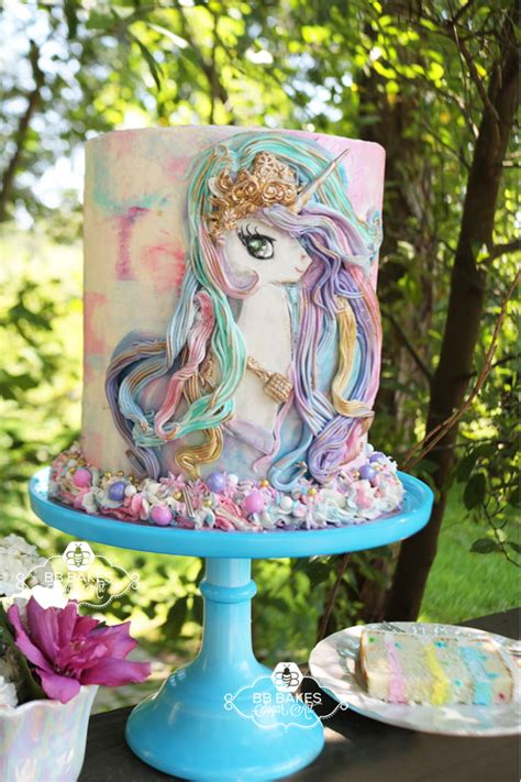 I based my cake on a bad recipe. Unicorn Princess Cake - CakeCentral.com
