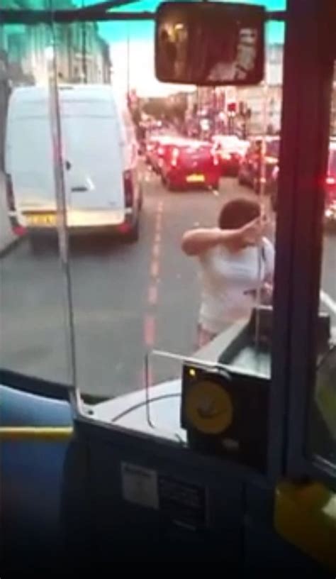 Shocking Moment Woman Blocks Bus Then ‘attacks Passenger Metro News