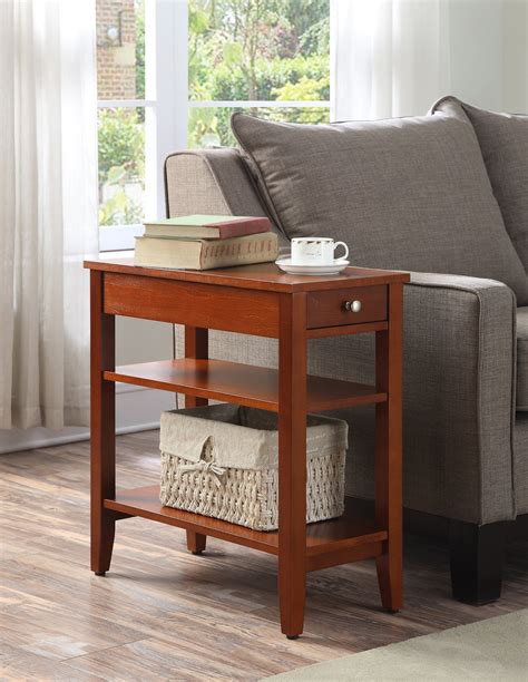 Convenience Concepts American Heritage 1 Drawer Chairside End Table
