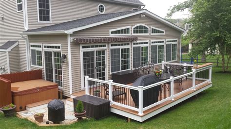 Sunroom Addition And Deck Traditional Deck Baltimore By Elite