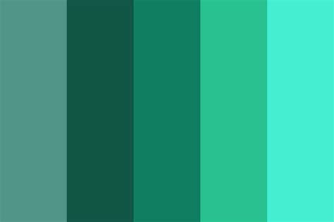 Turquoise Deep Day V2 Color Palette