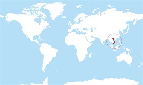 Vietnam Location On World Map
