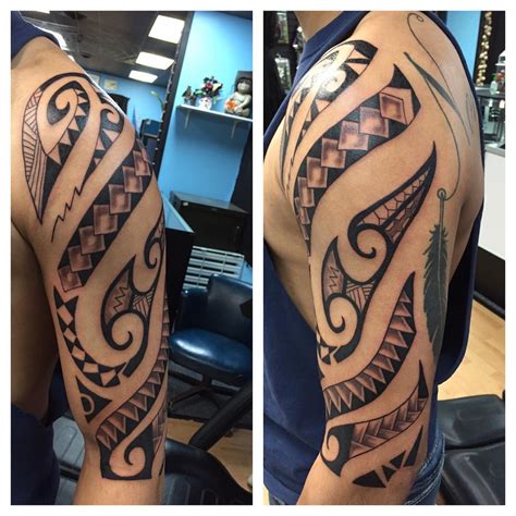 The arm is a great spot to ink your tribal design, like these. 25+ Tribal Arm Tattoo Designs, Ideas | Design Trends ...