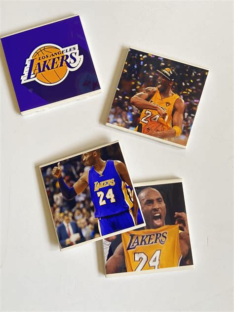 How i play by kobe bryant & andrew d. Decoupage Kobe Bryant Coaster Set| decoupage kitchen decor ...