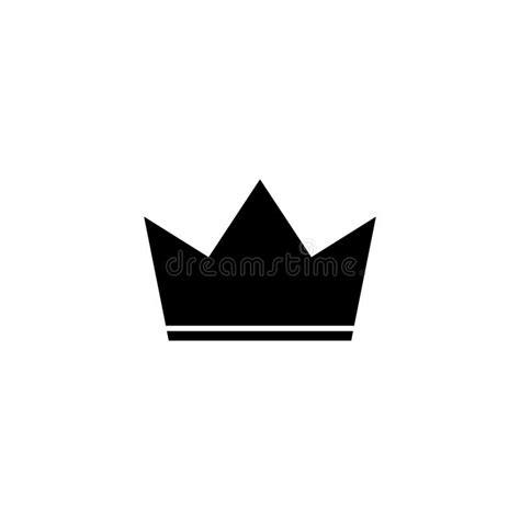 Simple Crown Royalty Icon Stock Vector Illustration Of King 107259318