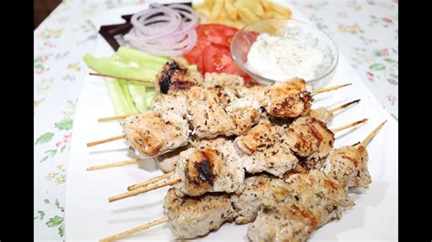 How To Make Lebanese Shish Tawook Chicken Kebab Cook With Z YouTube