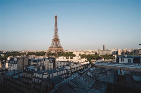 Free Photo The Eiffel Tower At Champ De Mars In Paris France