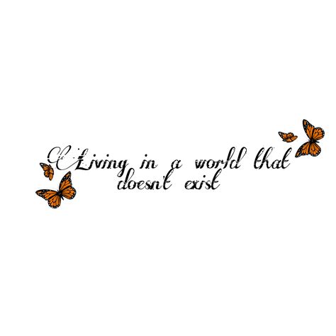 Butterfly Butterflies Aesthetic Quotes Sticker By Milknkoo
