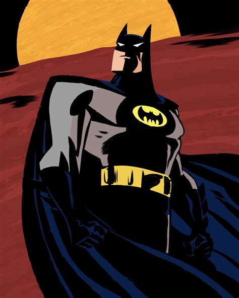 Artstation Batman By Bruce Timm Colors