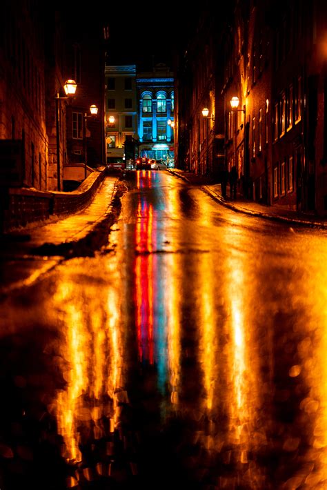 Empty Road At Night · Free Stock Photo