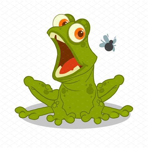 Frog Vector Character Custom Designed Illustrations ~ Creative Market