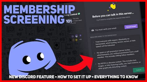 How To Set Up Member Screening On Discord Latest Feature Youtube