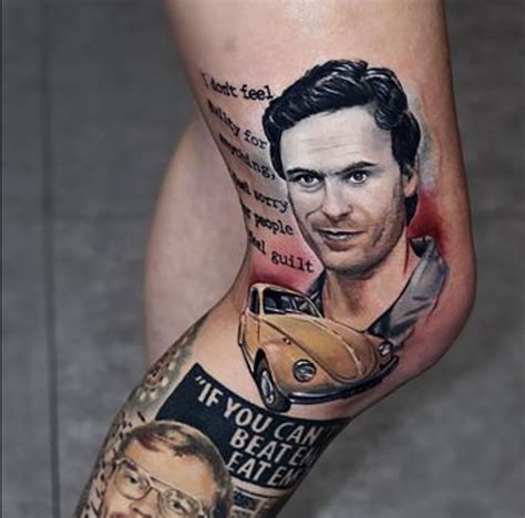 I Dont Regret My 000 Ted Bundy Jeffrey Dahmer Tattoos