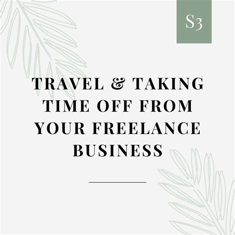 S3 E1: Travel & Taking Time Off From Your Freelance Business | byRosanna