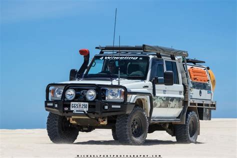 79 Series Toyota Landcruiser On A Beach In Western Australia Toyota