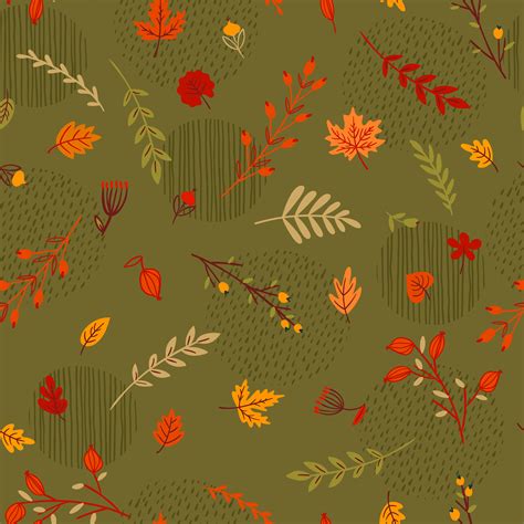Abstract Seamless Autumn Pattern 676441 Vector Art At Vecteezy