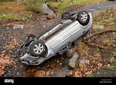 Road Accident Damage Hi Res Stock Photography And Images Alamy