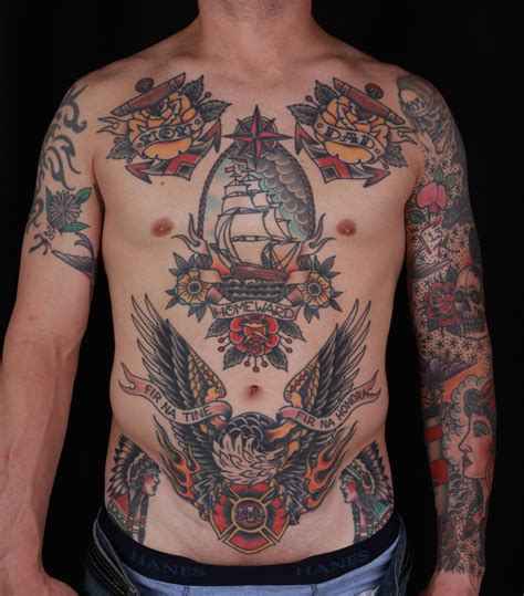 Update 70 American Traditional Stomach Tattoo Latest In Eteachers
