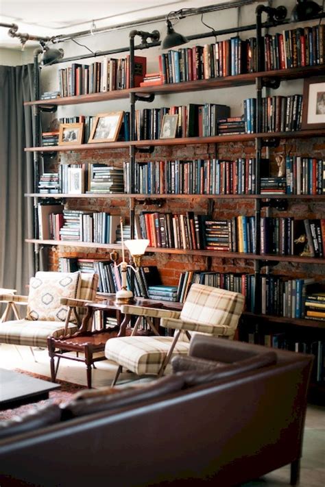 40 Stunning Home Libraries With Rustic Design Home Libraries Home